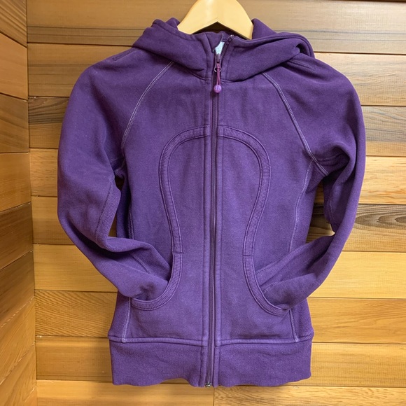 lululemon athletica Tops - Lululemon Purple Prince Royalty Scuba Hoodie